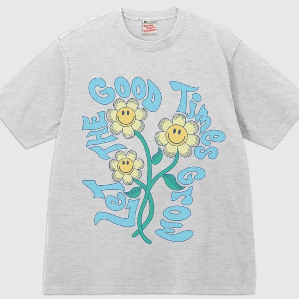 Oversized "Good Times Grow" Tee